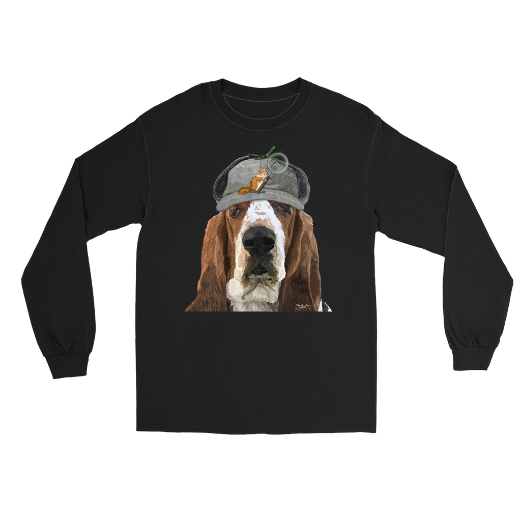Basset Hound Long Sleeve Shirts – Two Can Art